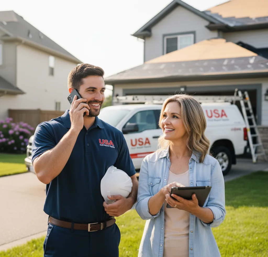 USA Roof Repair Experts customer support in Cookson